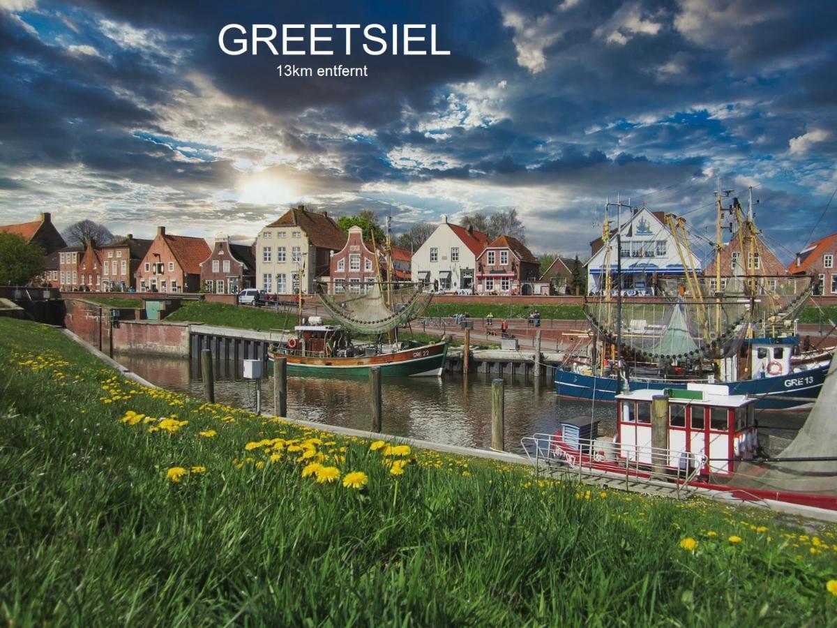 Ostfriesland Apartements -Fewo- Upgant-Schott Exterior foto